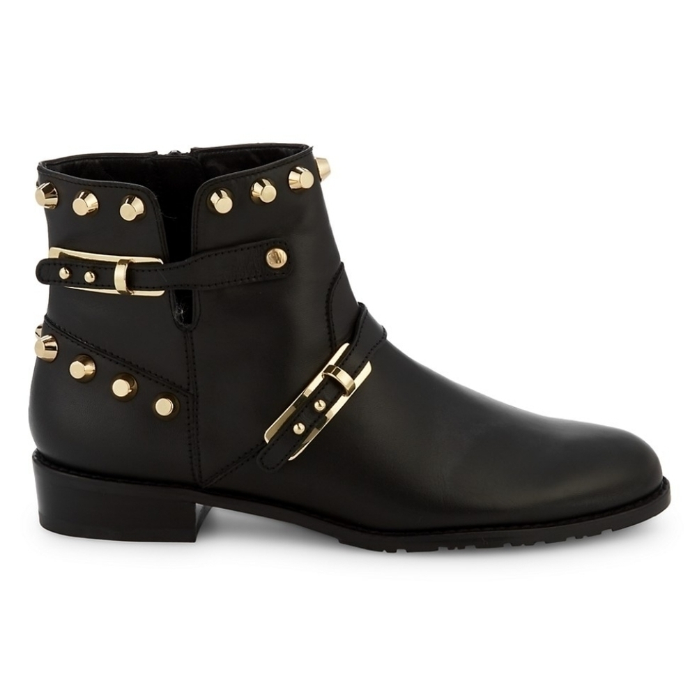 Stuart Weitzman GoWest Studded Leather Bootie